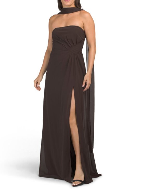Camila Coelho Dresses & Skirts - CAMILA COELHO Strapless Convertible Shawl Gown